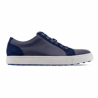 Scarpe Golf Footjoy Uomo Scarpe Golf Loafers Blu Marino Italia BNP901746